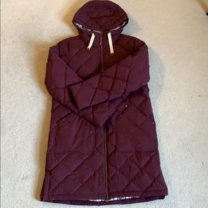 Burton long puffy jacket